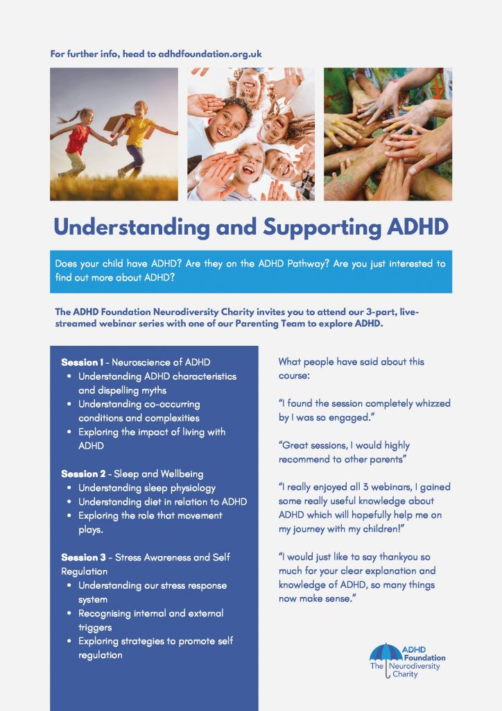Adhd Course The ADHD Foundation - Courses 2022 - New Heights School